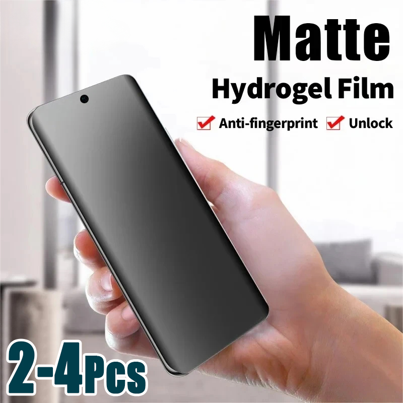 Matte Anti Glare Screen - 2-4pcs Matte Frosted Hydrogel Flexible Soft