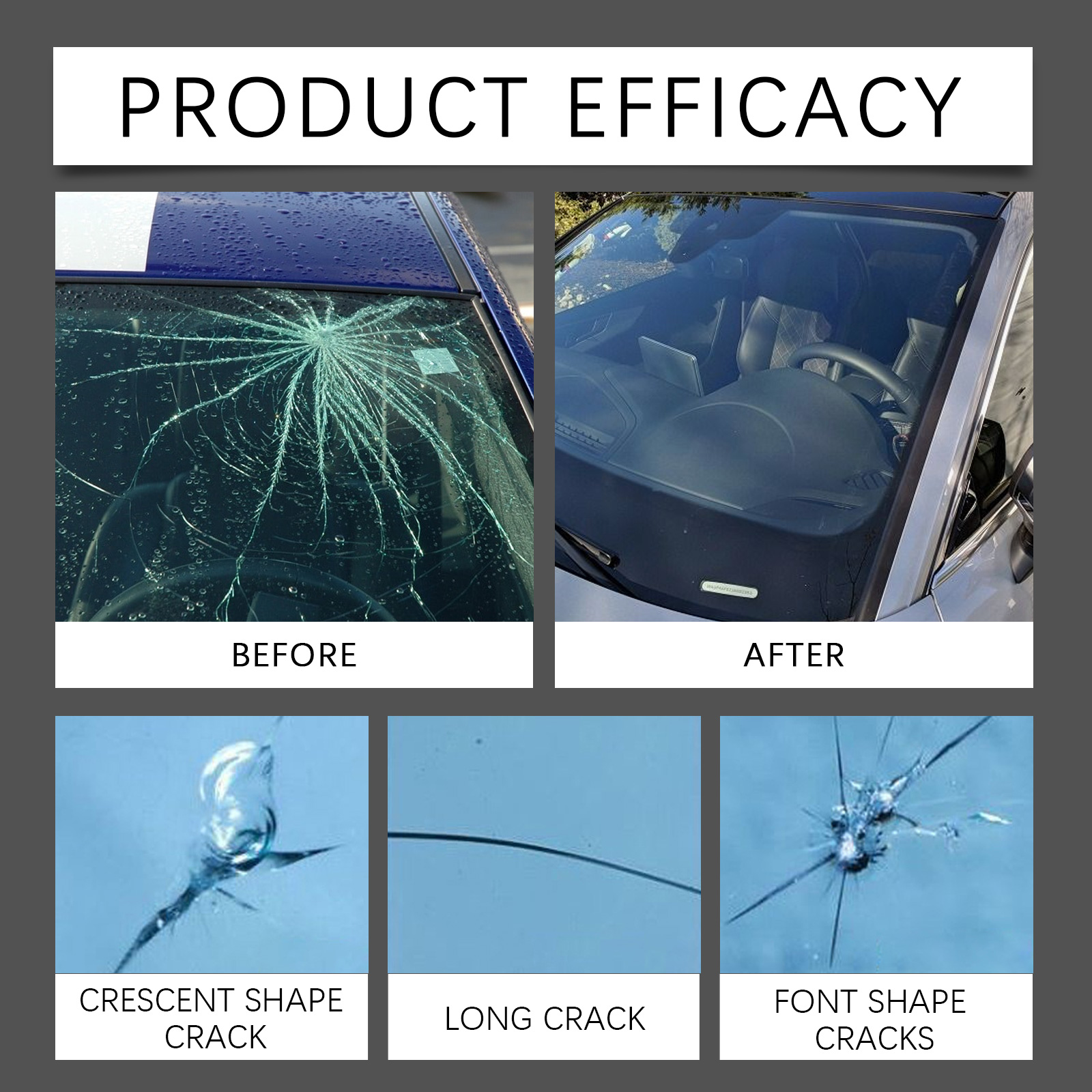 Car Windshield Crack Repair Re - Liquid Uv Glue Kit incelemesi ve fiyatı