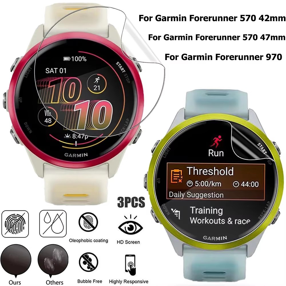 1-3Pcs Hydrogel Film For Garmi - Smartwatch Screen Film incelemesi ve fiyatı