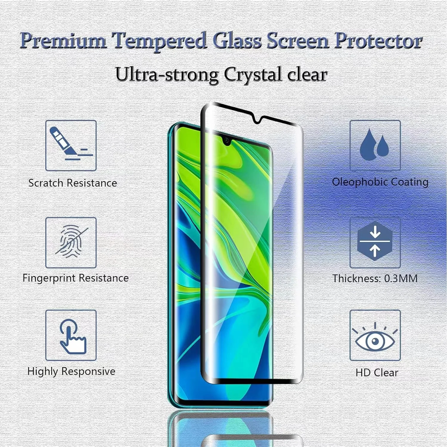 6IN1 For Xiaomi Mi 10 Glass Mi - Curved Edge Screen incelemesi ve fiyatı