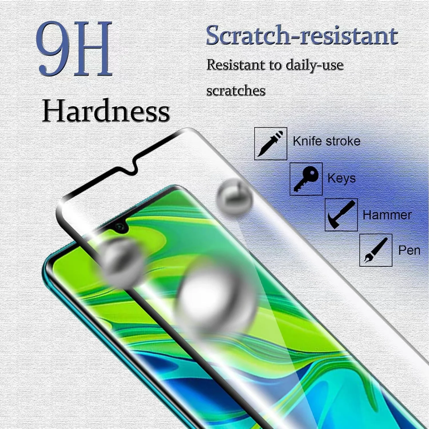 6IN1 For Xiaomi Mi 10 Glass Mi - Curved Edge Screen incelemesi ve fiyatı