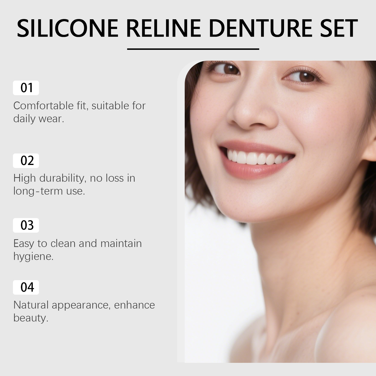 Denture Full Set Over Gums Kit - Full Cover Adhesive incelemesi ve fiyatı