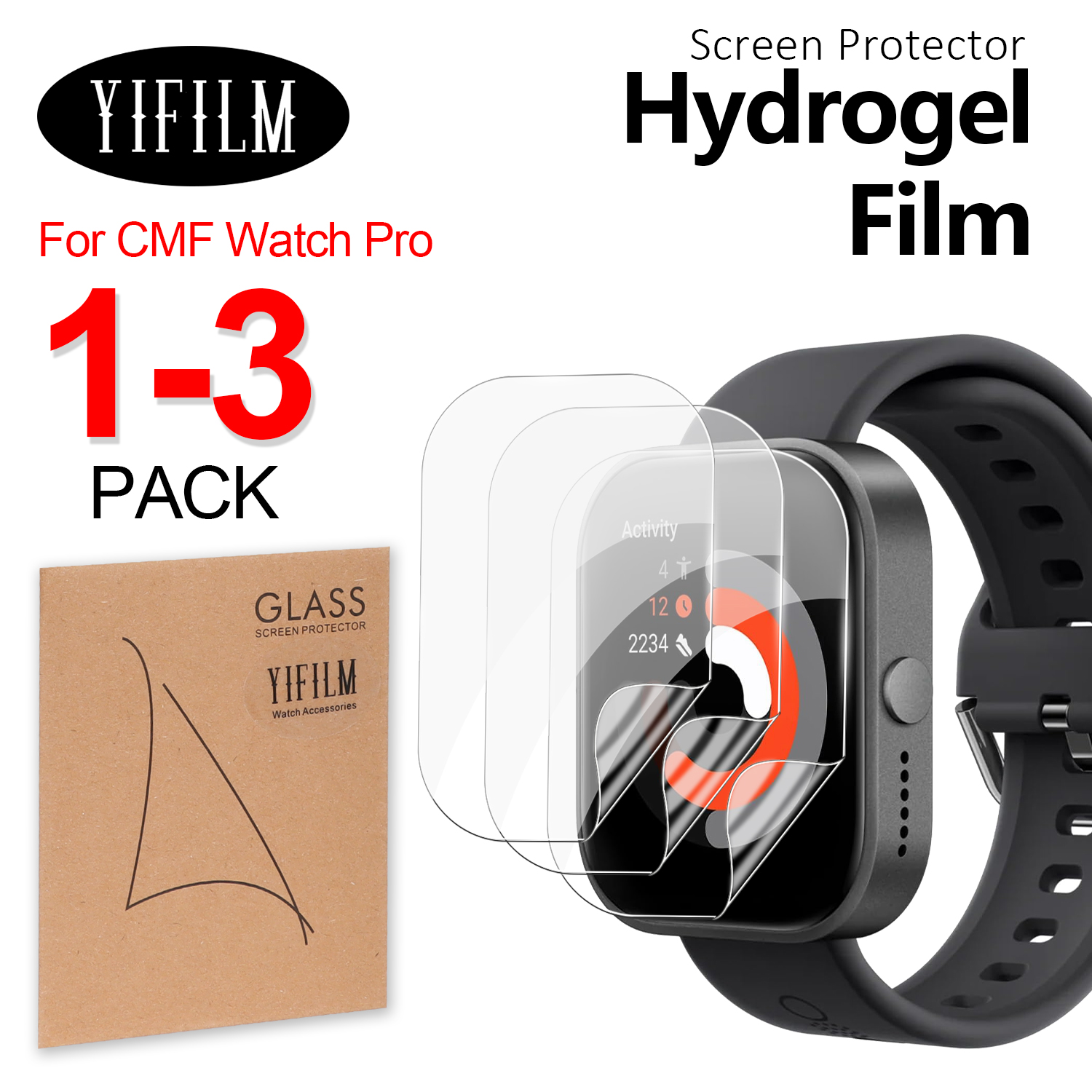 HD Clear TPU Hydraulic Screen  - Smartwatch Screen Film incelemesi ve fiyatı