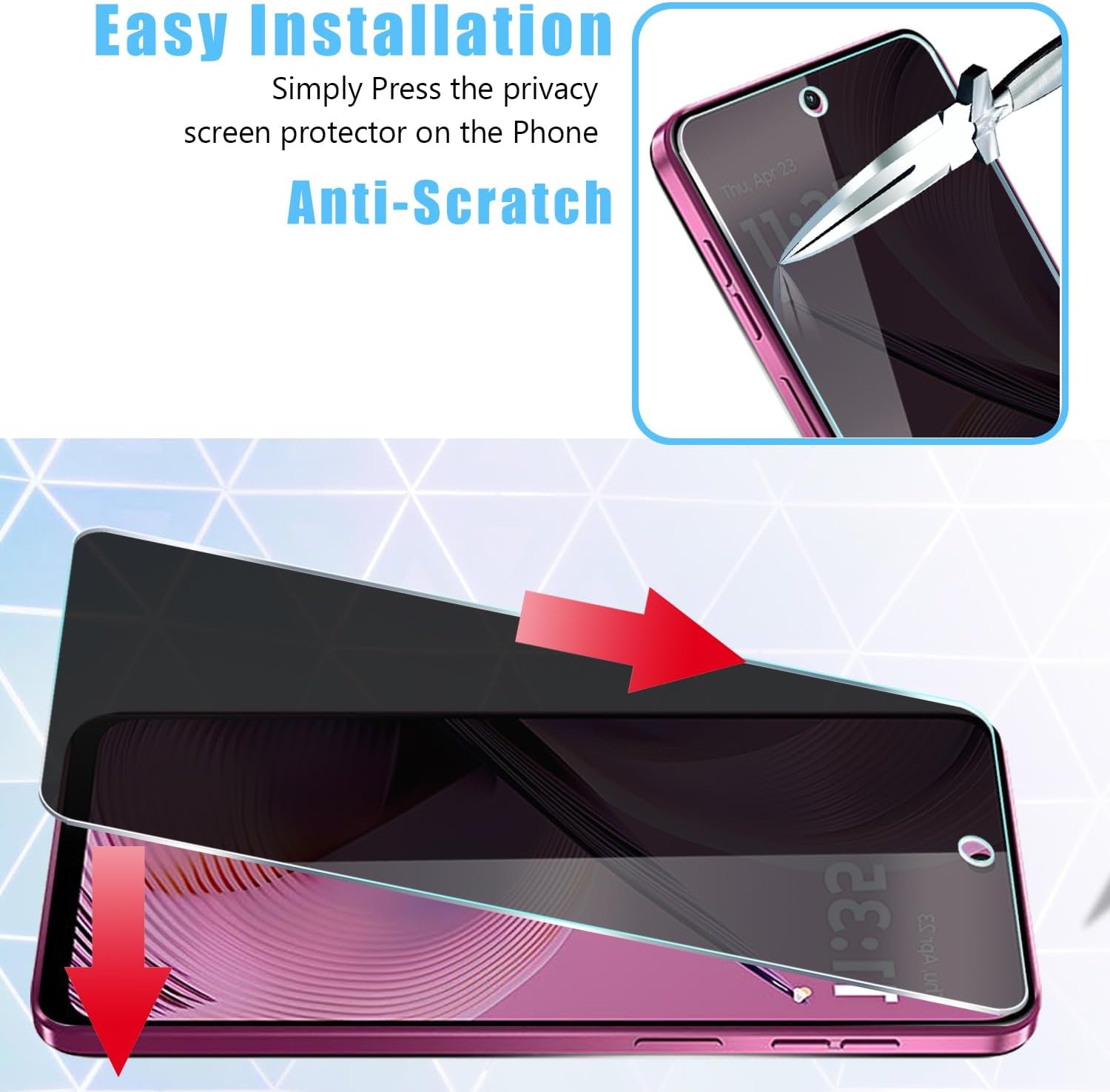 [2 Pack] For Honor 400 Lite/40 - Privacy Filter 2Pack incelemesi ve fiyatı