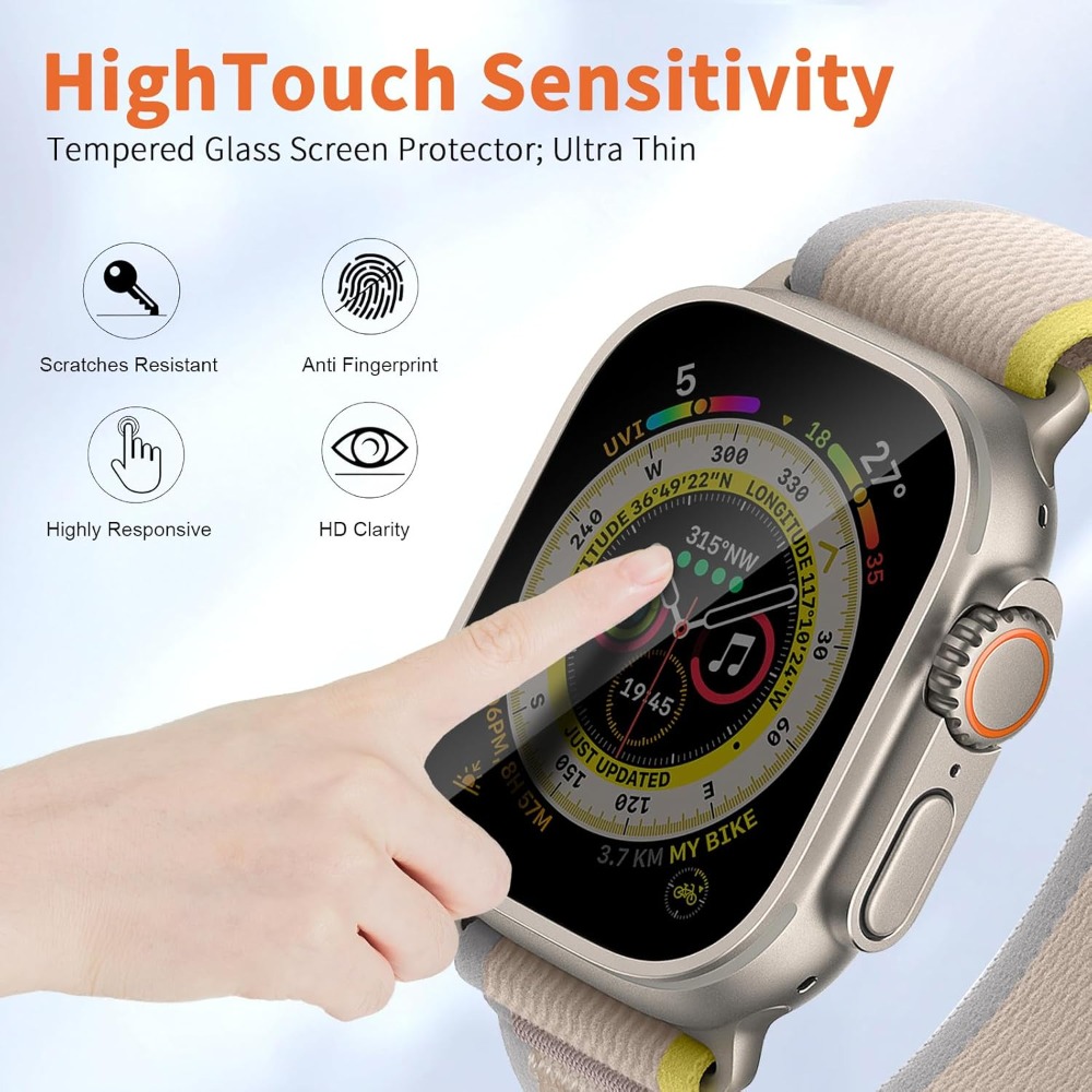 For Apple Watch Ultra 3 2 49mm - Privacy Screen Protector incelemesi ve fiyatı