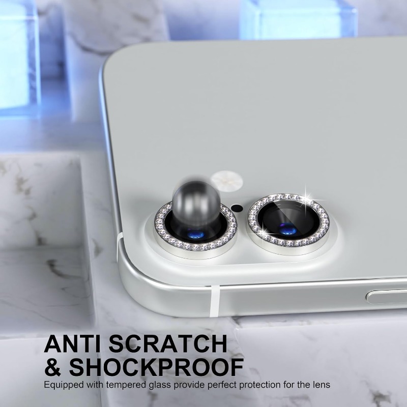 Glitter Camera Lens Protector  - Tempered Glass Screen 9H incelemesi ve fiyatı