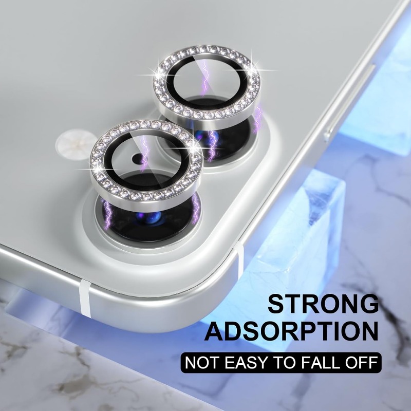 Glitter Camera Lens Protector  - Tempered Glass Screen 9H incelemesi ve fiyatı