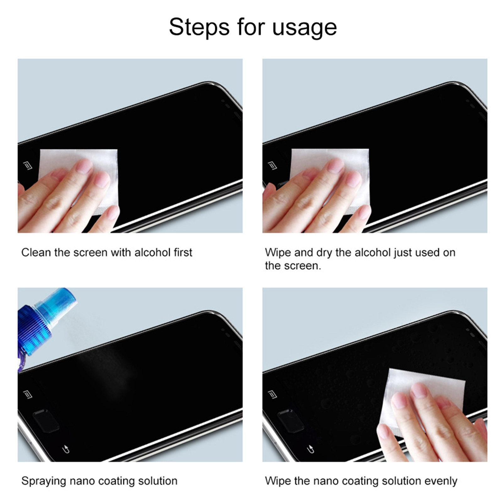 Nano  Screen Protector Fade Fi - Oleophobic Coating Spray incelemesi ve fiyatı