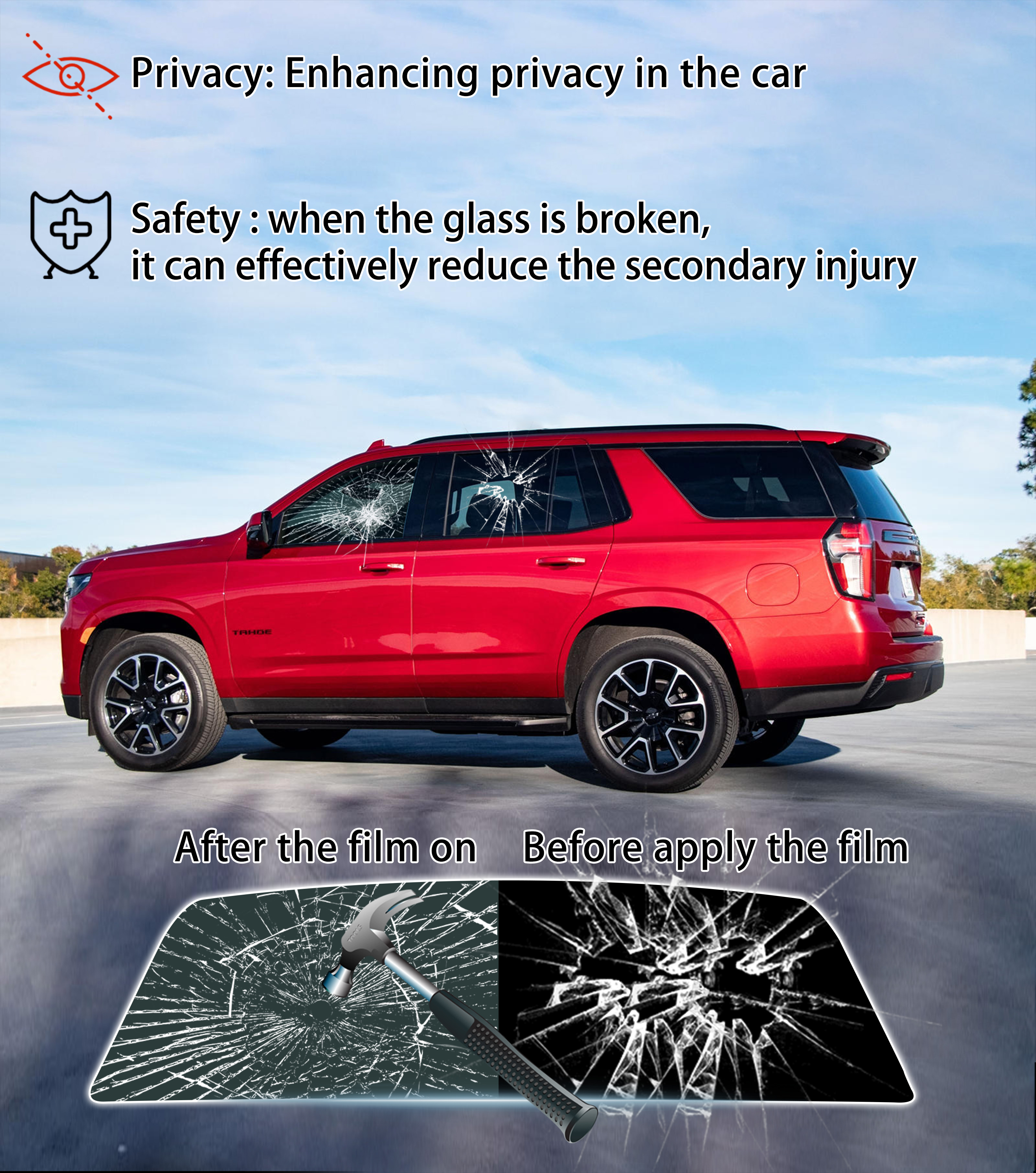 Pre-Cut Window Tint for Ford M - Glass Protector Auto incelemesi ve fiyatı