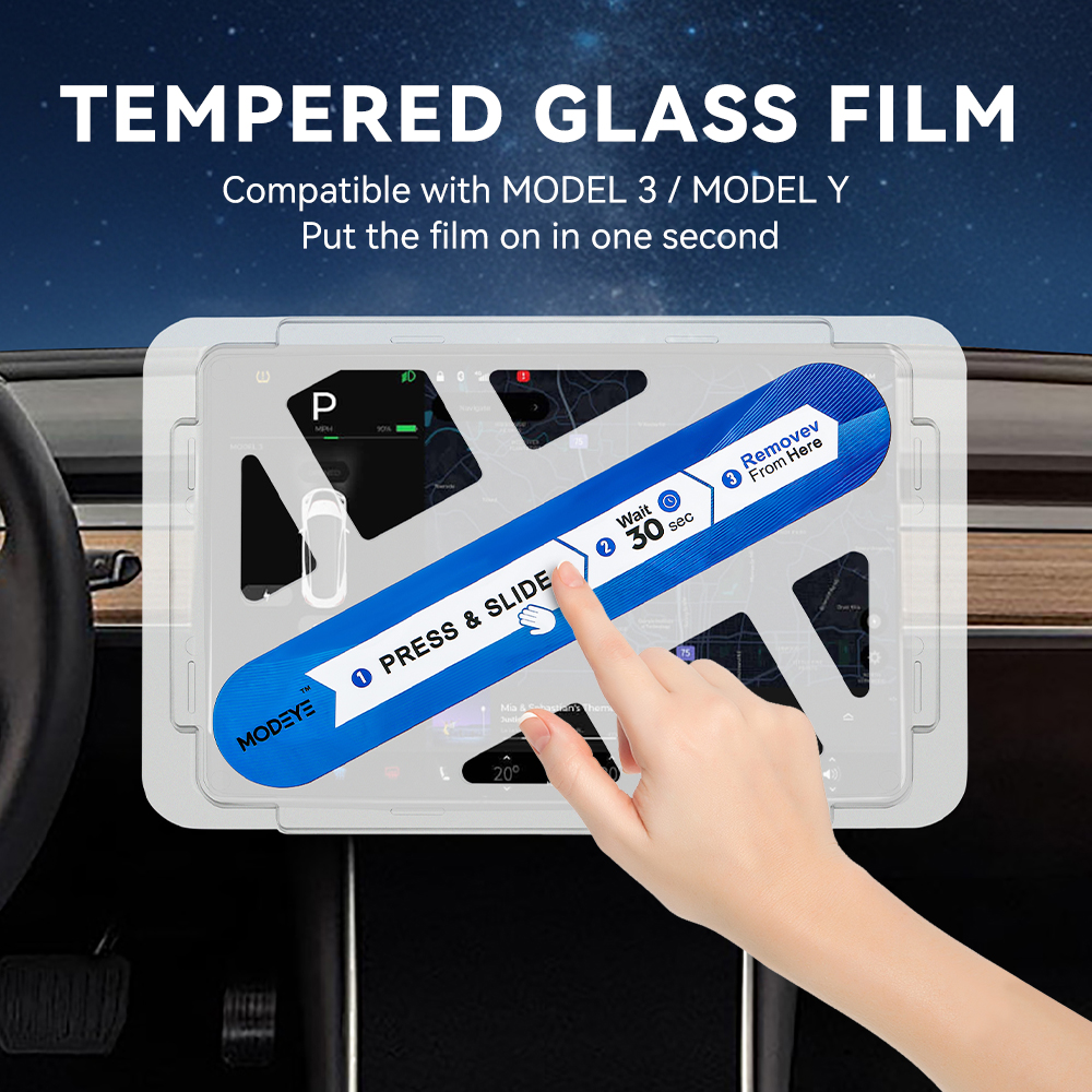 For Tesla Model 3 Y Car Naviga - Glass Protector Auto incelemesi ve fiyatı