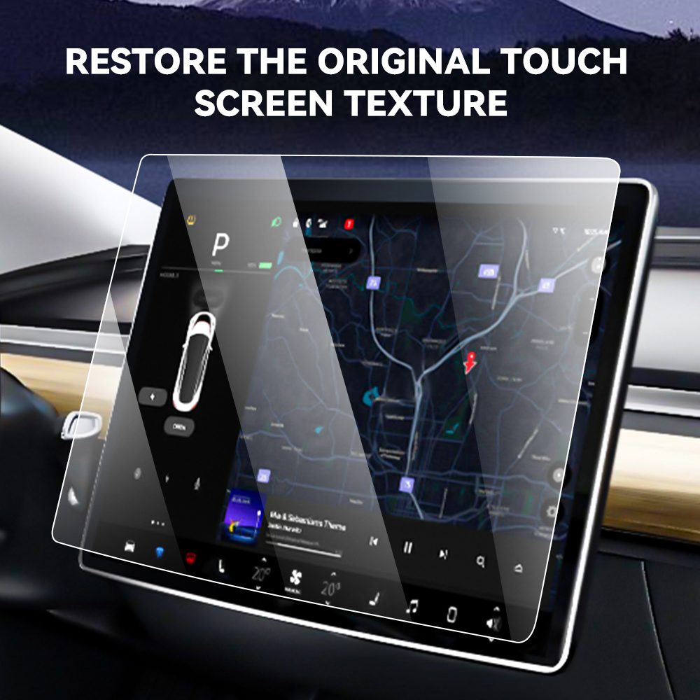 For Tesla Model 3 Y Car Naviga - Glass Protector Auto incelemesi ve fiyatı