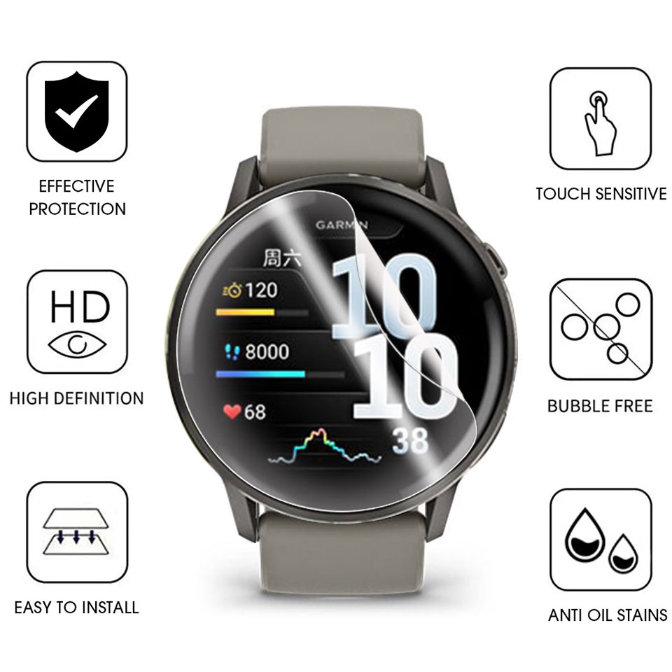 Soft Hydrogel Film For Garmin  - Hydrogel Screen Protector incelemesi ve fiyatı
