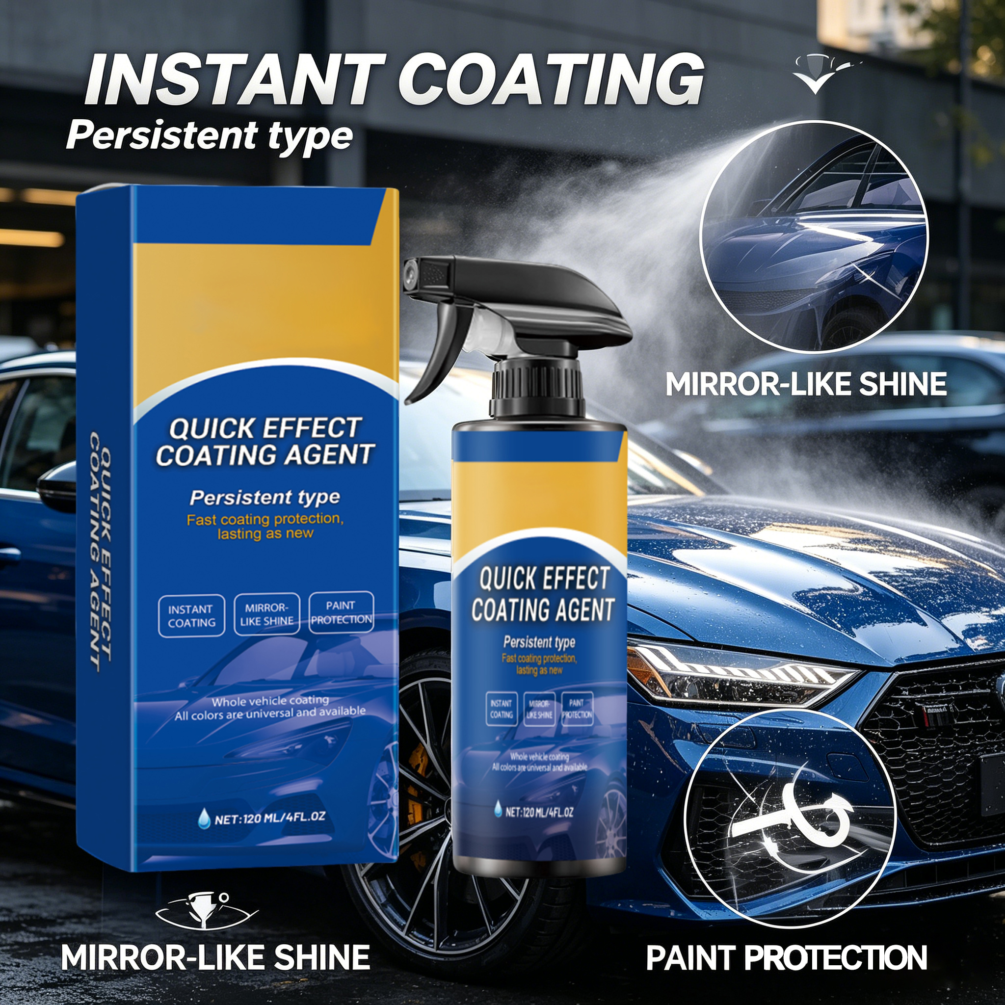 Car Quick Coating Agent Spray  - Nano Liquid Coating incelemesi ve fiyatı