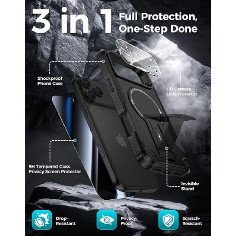 for iPhone 17 Pro Max Case wit - Privacy Screen Protector incelemesi ve fiyatı