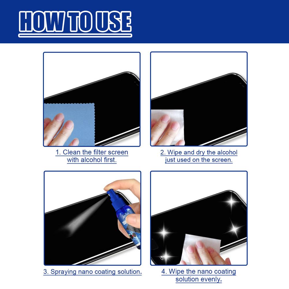 Liquid Screen Protector Spray  - Oleophobic Coating Spray incelemesi ve fiyatı