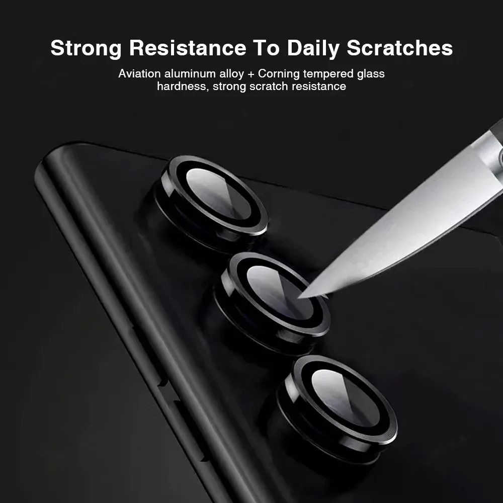 Metal Camera Lens Protector Fo - Tempered Glass Screen 9H incelemesi ve fiyatı