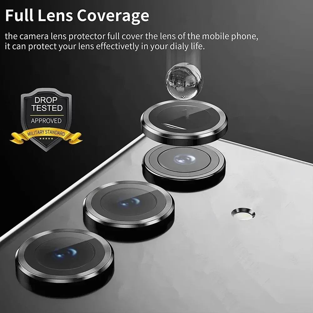 Metal Camera Lens Protector Fo - Tempered Glass Screen 9H incelemesi ve fiyatı