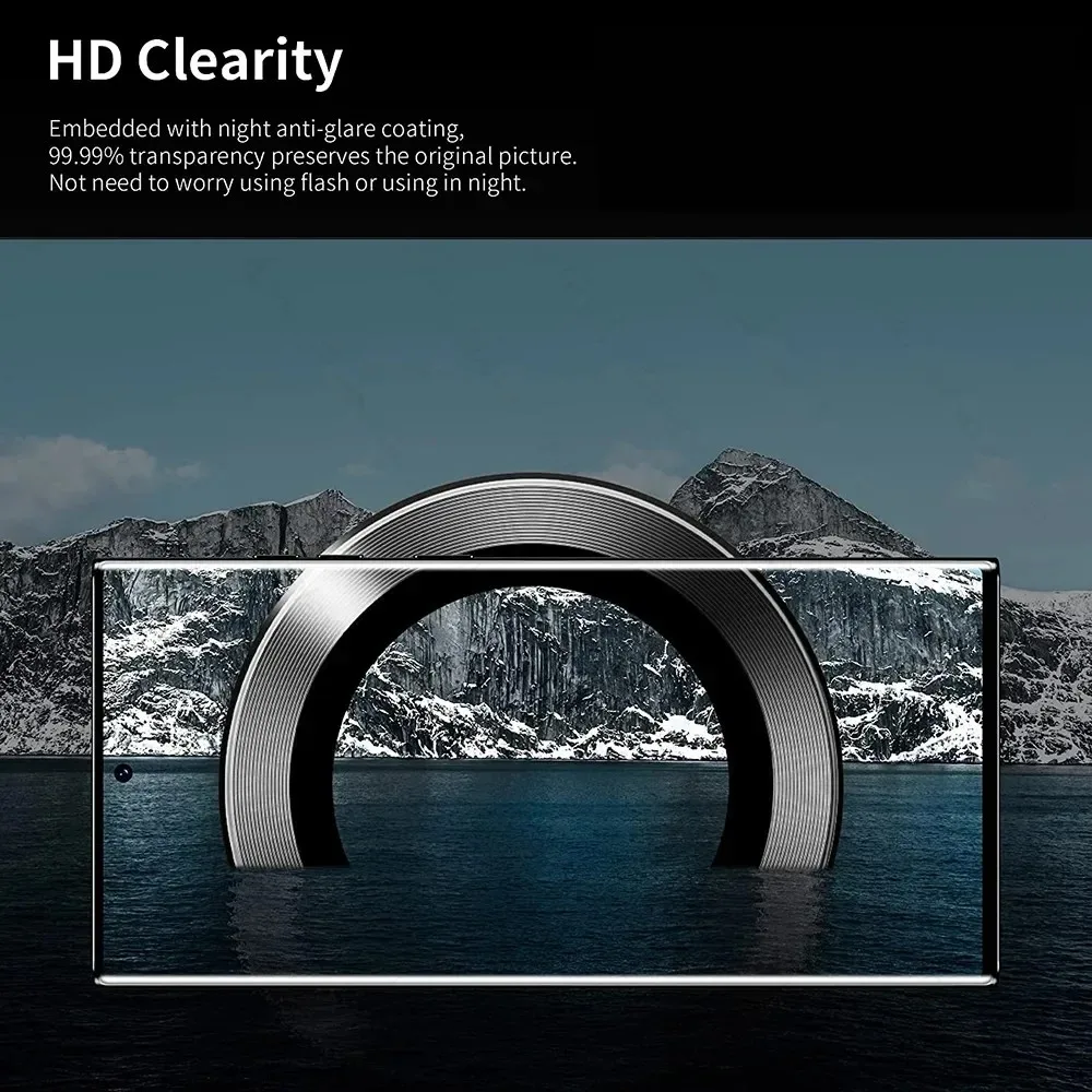 Metal Camera Lens Protector Fo - Tempered Glass Screen 9H incelemesi ve fiyatı