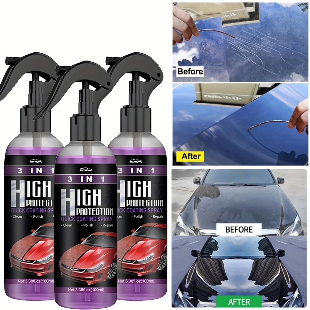 3 in 1 Car Ceramic Liquid Coat - Nano Liquid Coating incelemesi ve fiyatı