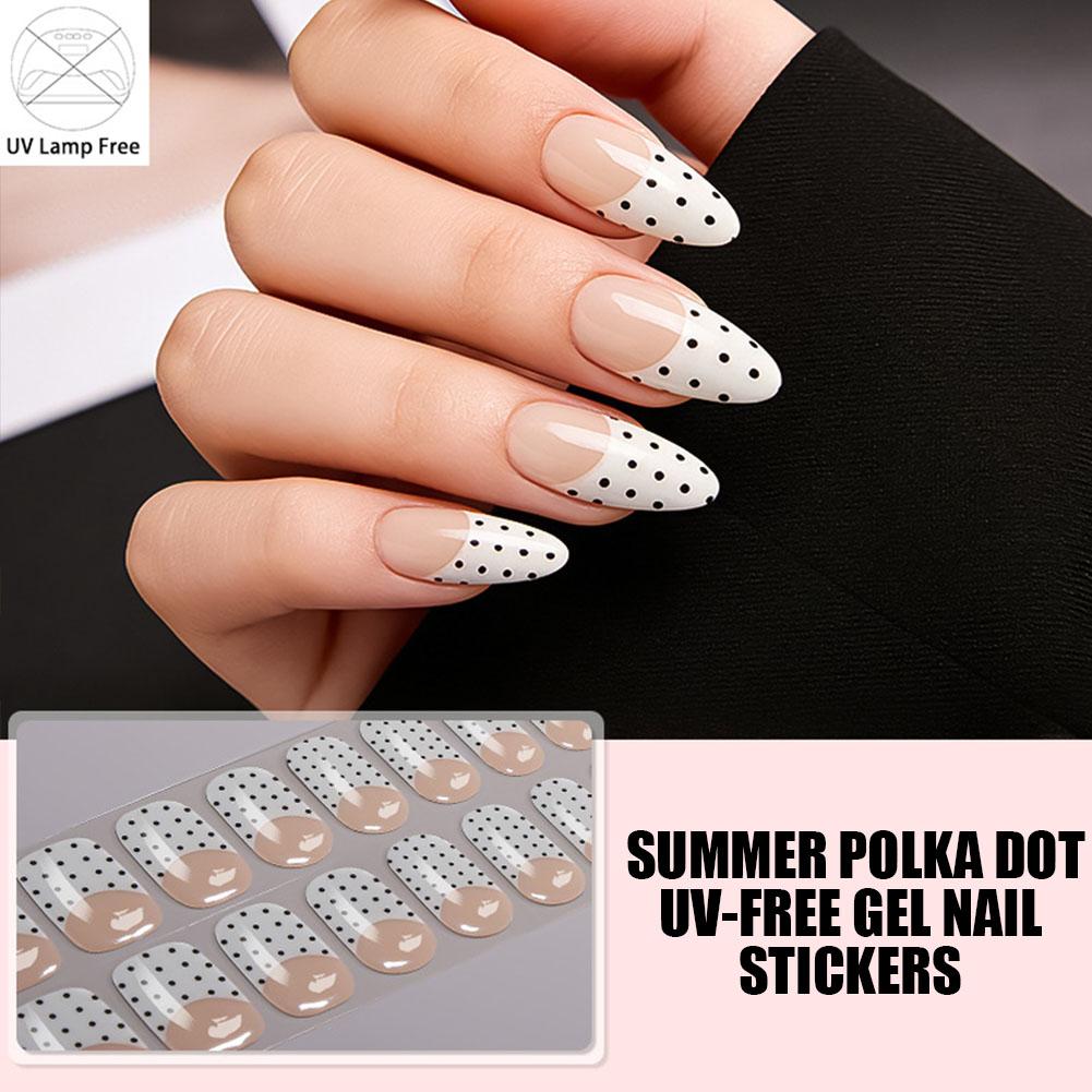 Polka Dot Gel Nail Strips Full - Full Cover Adhesive incelemesi ve fiyatı