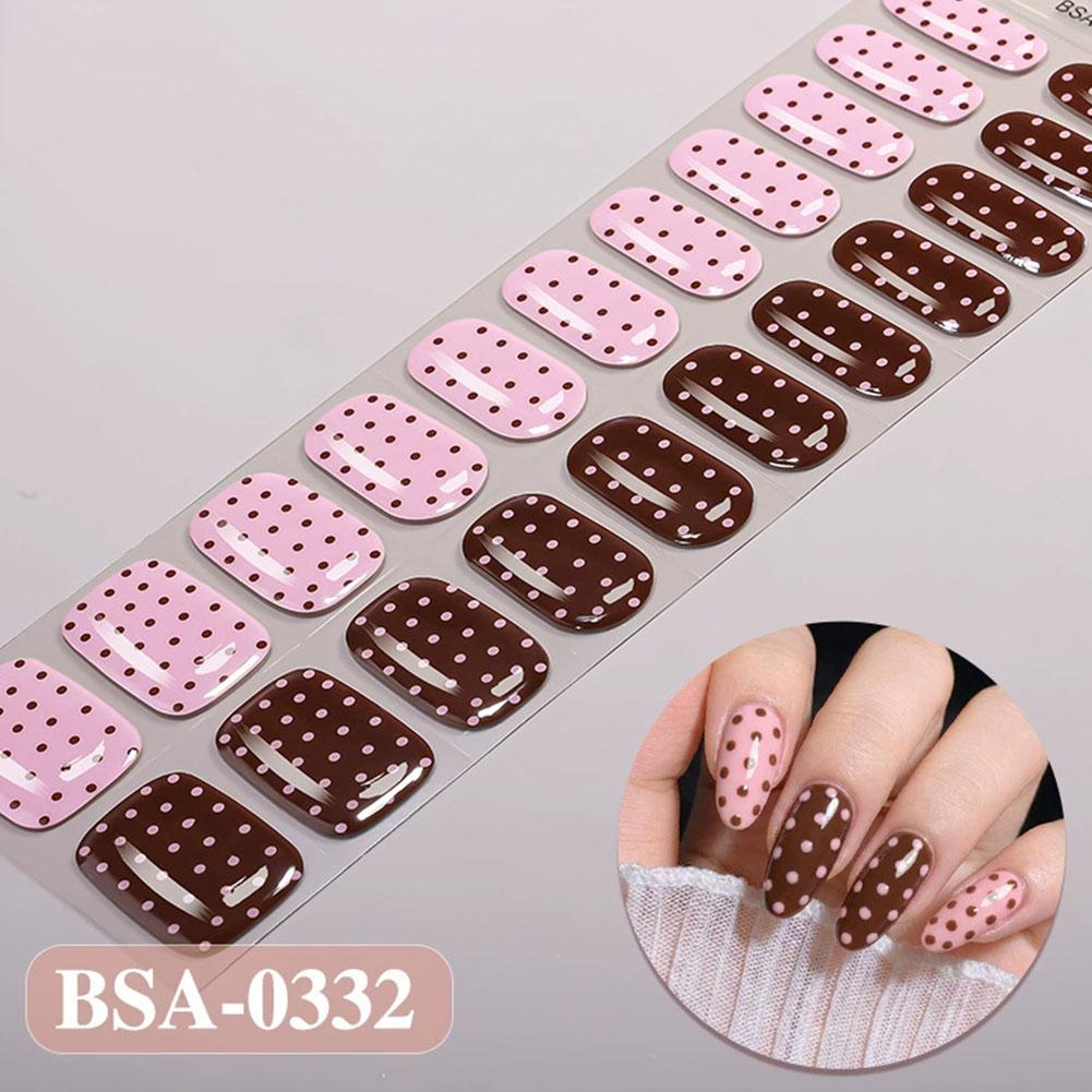 Polka Dot Gel Nail Strips Full - Full Cover Adhesive incelemesi ve fiyatı