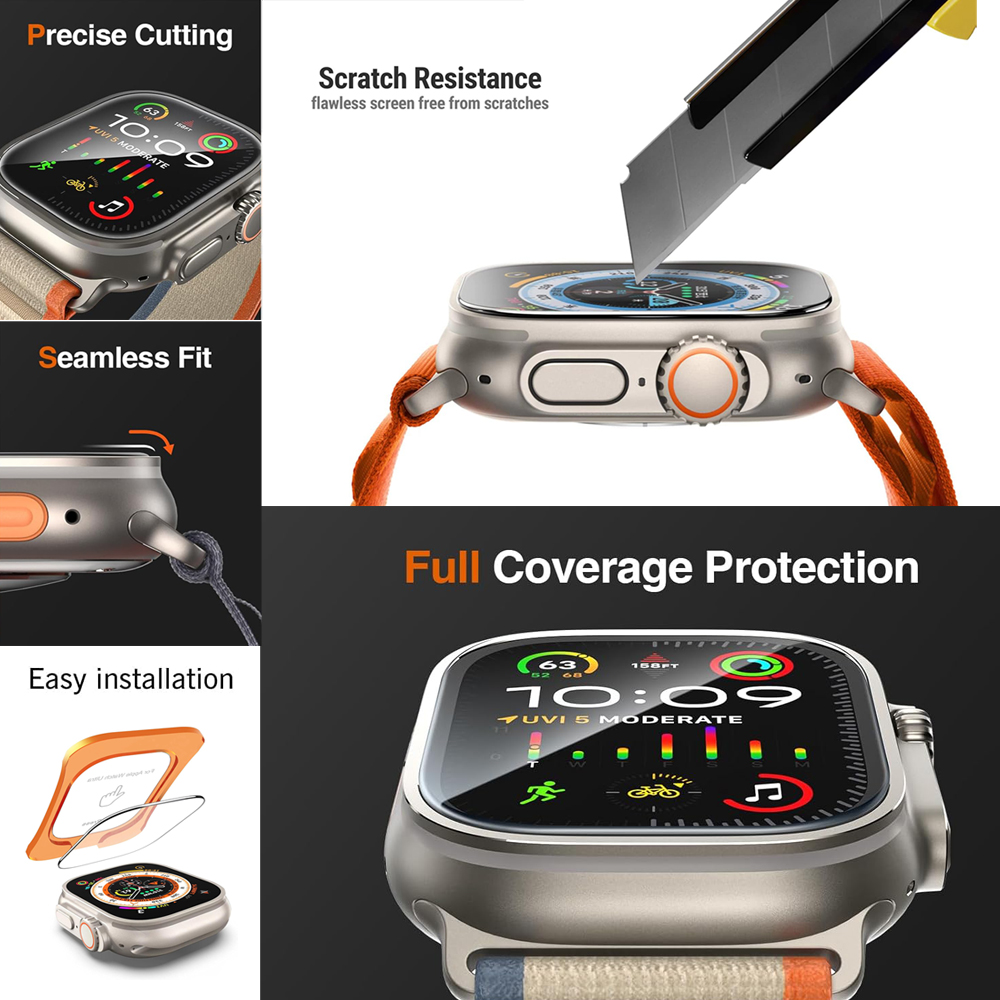 Tempered Glass For Apple Watch - Screen Alignment Tool incelemesi ve fiyatı