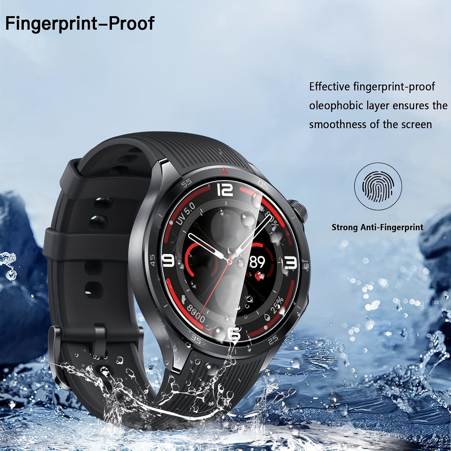 3PCS 9H Tempered Glass Screen  - Smartwatch Screen Film incelemesi ve fiyatı