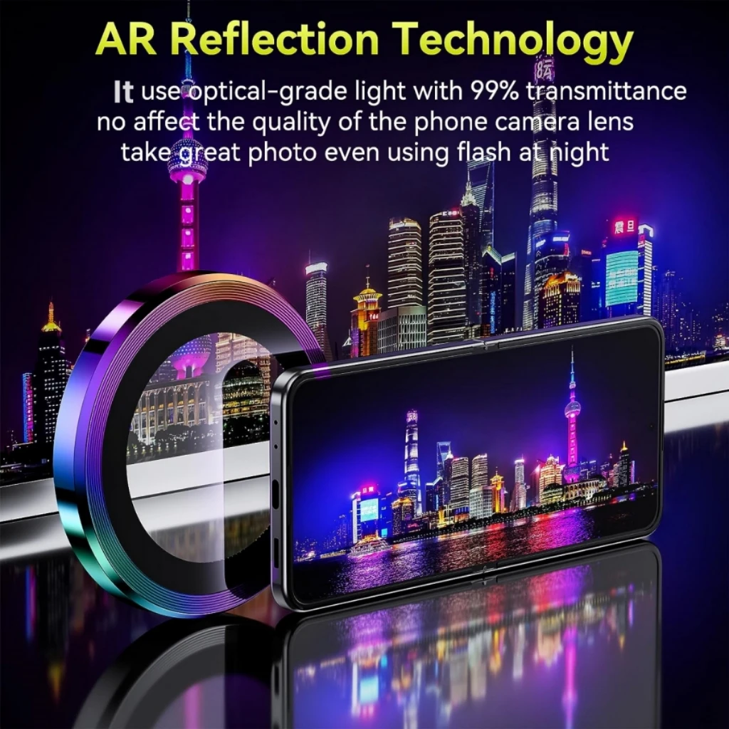 Metal Camera Lens Protector Fo - Tempered Glass Screen 9H incelemesi ve fiyatı