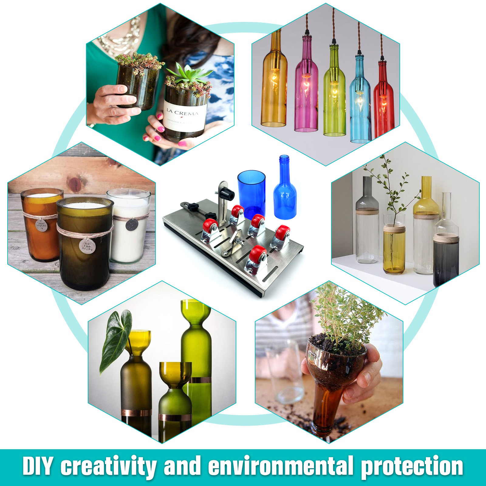 DIY Glass Bottle Cutter Adjust - Screen Protector Cutter incelemesi ve fiyatı